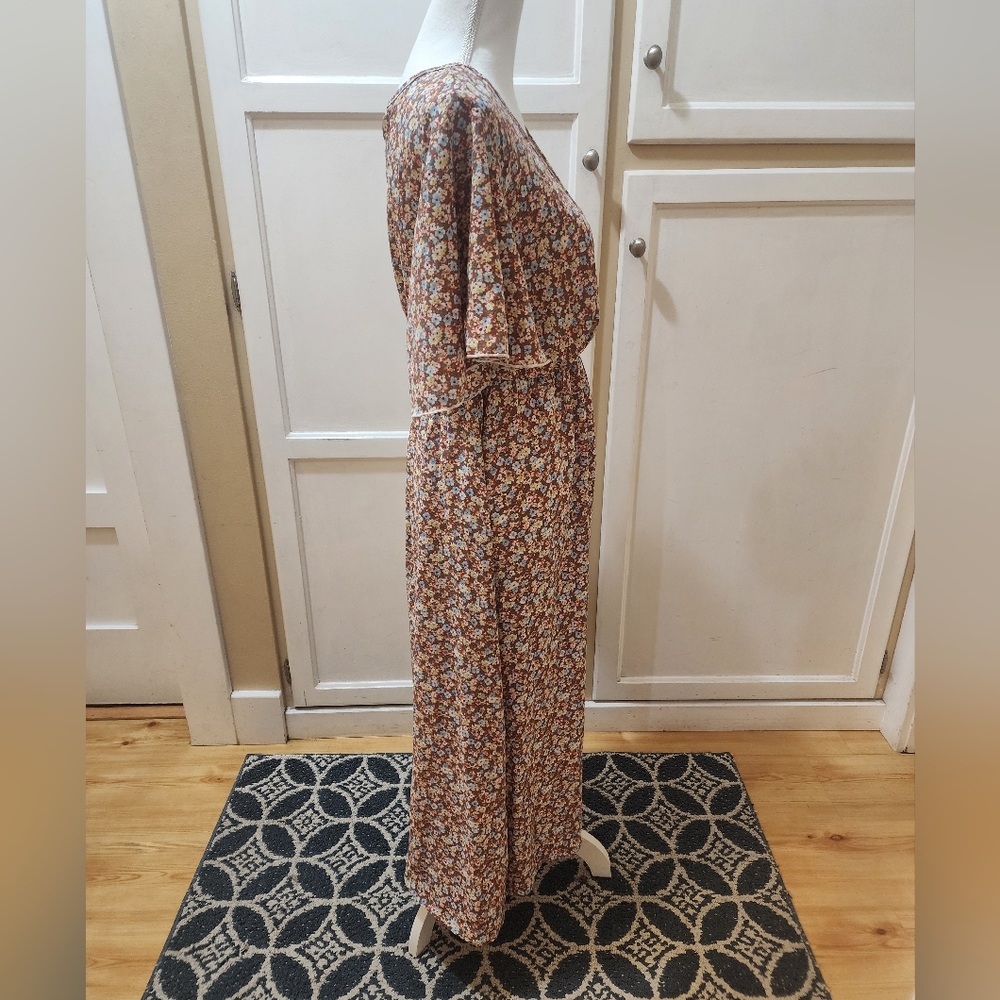 SHEIN Women's Ditsy Floral Print Ruffle Hem Dress NWT - Picture 7 of 15